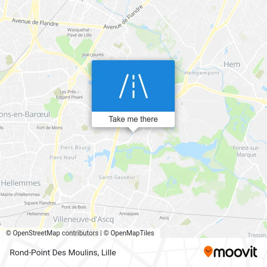 Rond-Point Des Moulins map