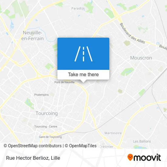 Rue Hector Berlioz map