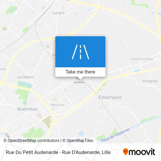 Rue Du Petit Audenarde - Rue D'Audenarde map