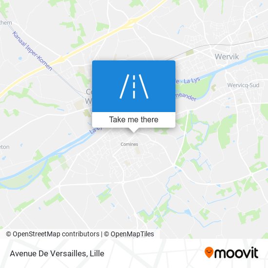 Mapa Avenue De Versailles