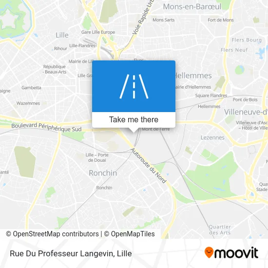 Rue Du Professeur Langevin map