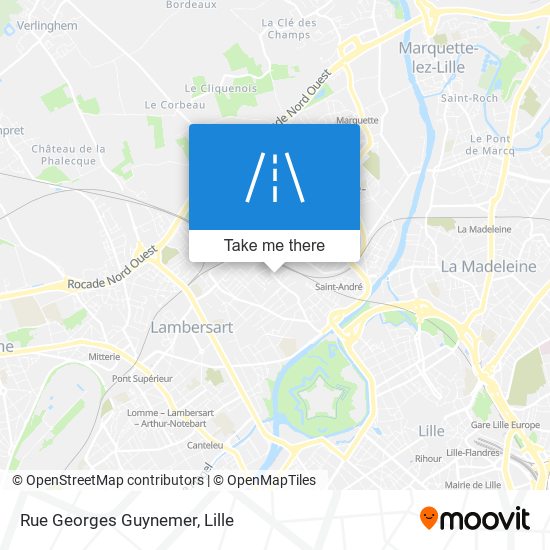 Mapa Rue Georges Guynemer