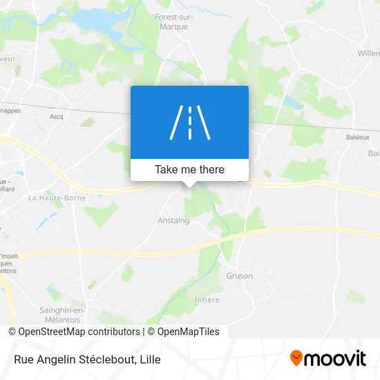 Rue Angelin Stéclebout map
