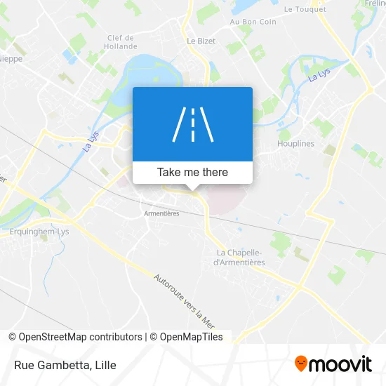 Rue Gambetta map