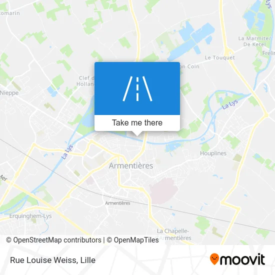 Rue Louise Weiss map