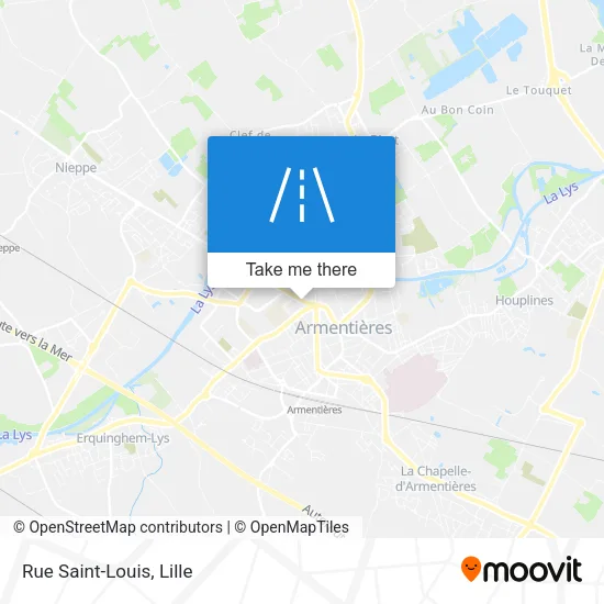 Rue Saint-Louis map