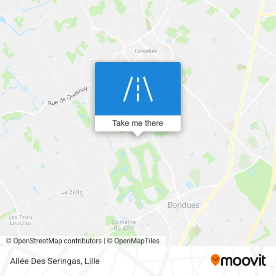 Allée Des Seringas map