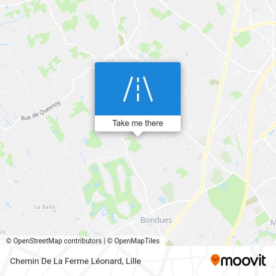 Chemin De La Ferme Léonard map