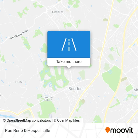Rue René D'Hespel map