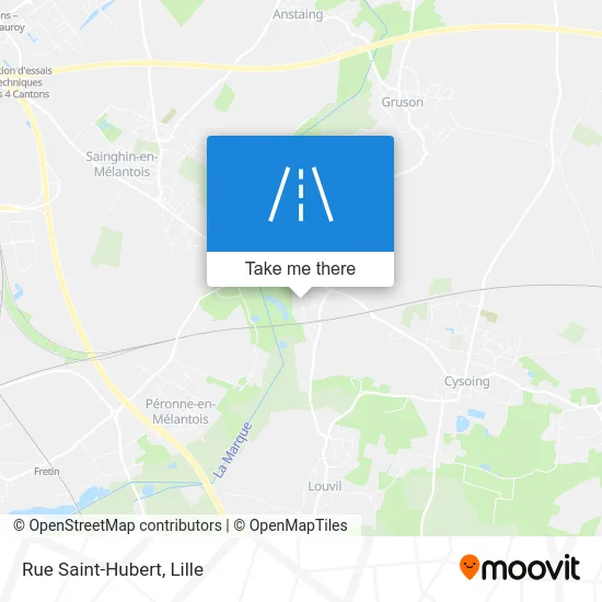 Rue Saint-Hubert map