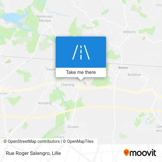 Rue Roger Salengro map