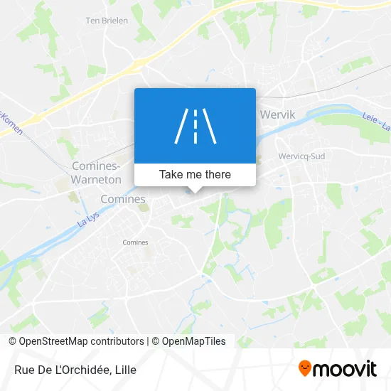 Rue De L'Orchidée map