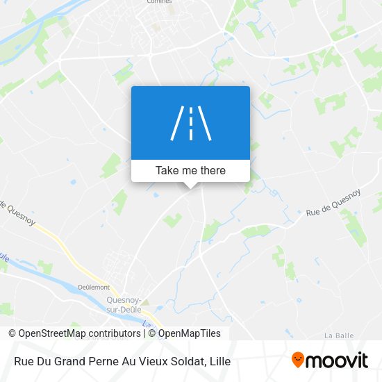 Rue Du Grand Perne Au Vieux Soldat map