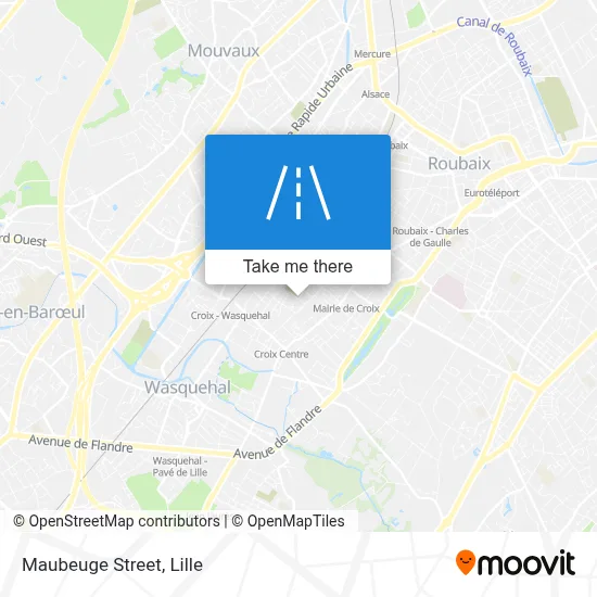 Rue De Maubeuge map