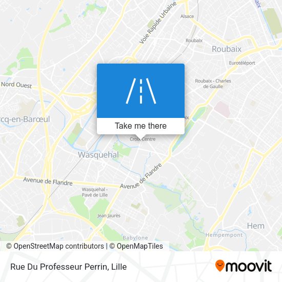 Rue Du Professeur Perrin map