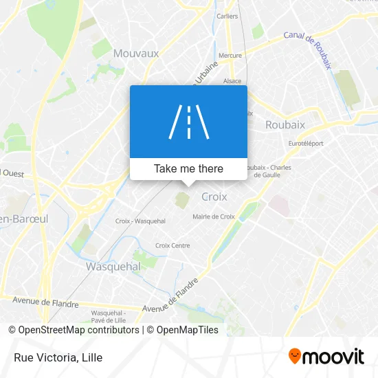 Rue Victoria map