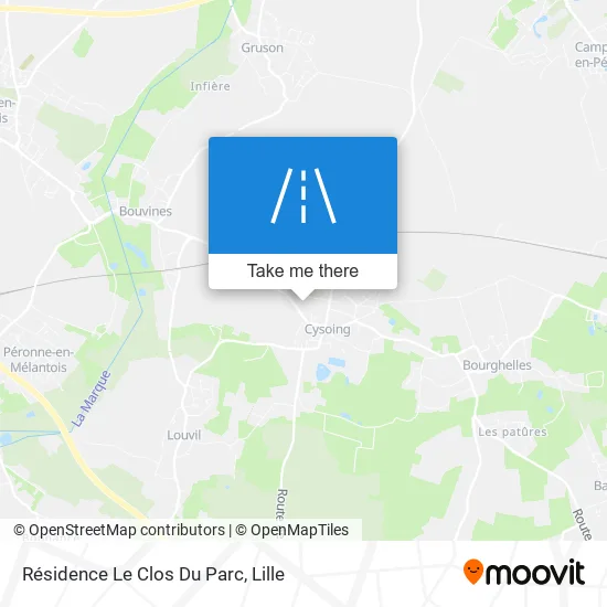 Résidence Le Clos Du Parc map