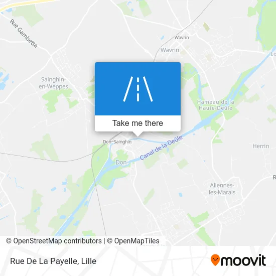 Rue De La Payelle map