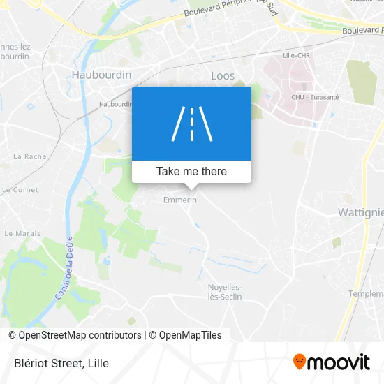 Rue Blériot map