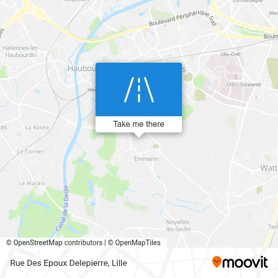 Rue Des Epoux Delepierre map