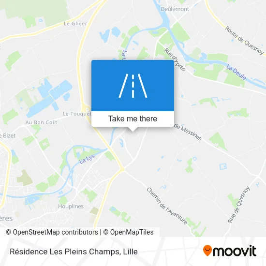 Résidence Les Pleins Champs map