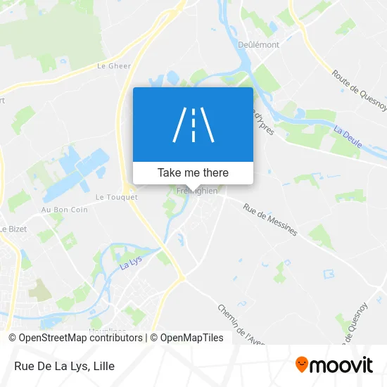 Rue De La Lys map