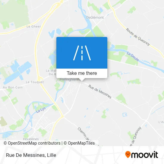 Rue De Messines map