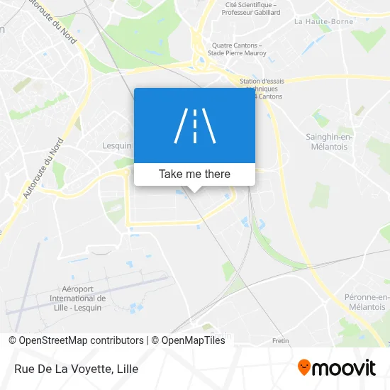 Rue De La Voyette map