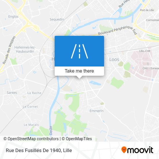 Rue Des Fusillés De 1940 map