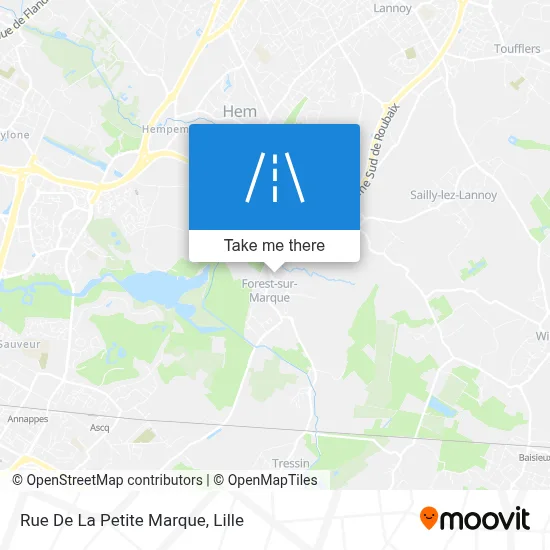 Rue De La Petite Marque map