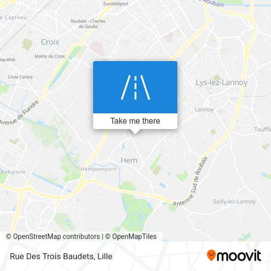 Rue Des Trois Baudets map