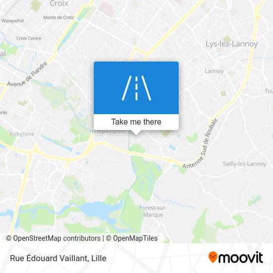 Rue Édouard Vaillant map
