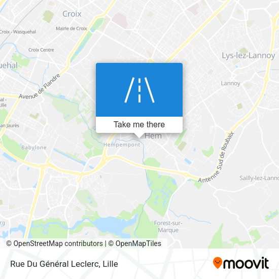 Rue Du Général Leclerc map