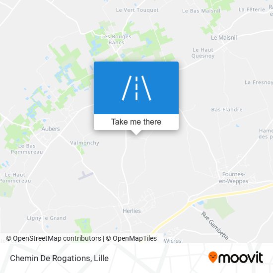 Mapa Chemin De Rogations