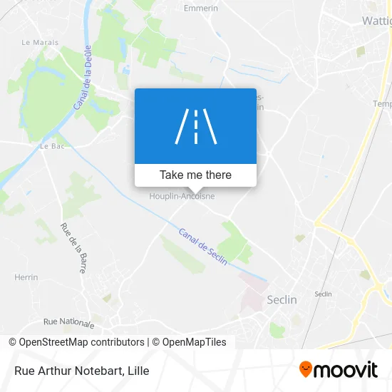 Rue Arthur Notebart map