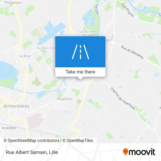 Rue Albert Samain map