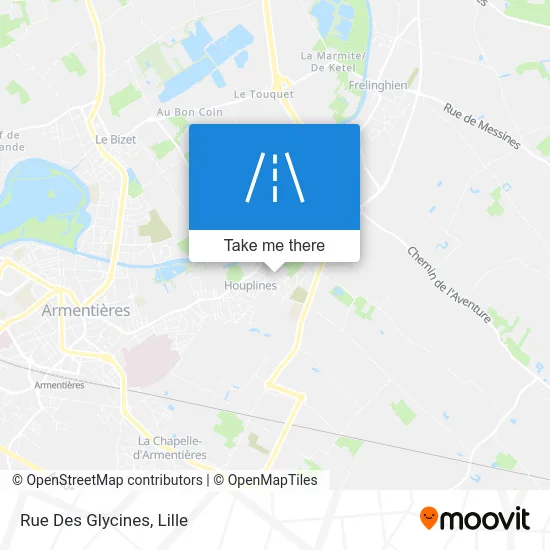 Rue Des Glycines map