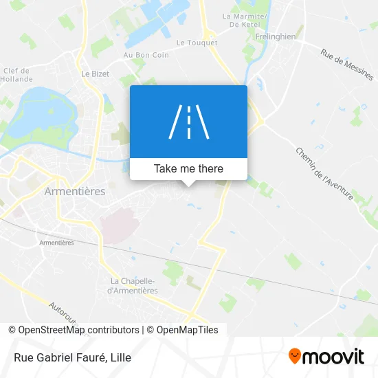 Rue Gabriel Fauré map