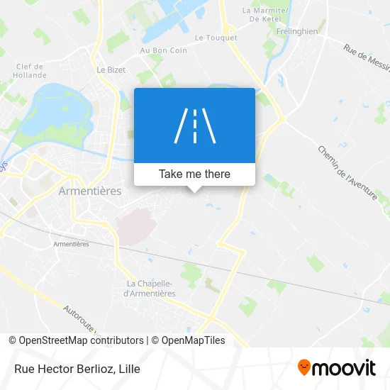 Rue Hector Berlioz map