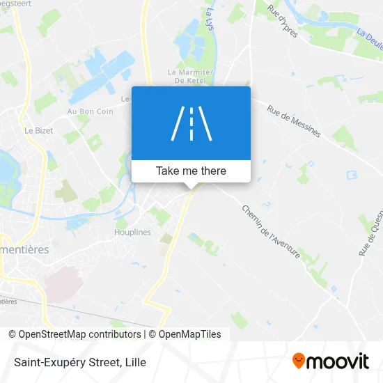 Rue Saint-Exupéry map