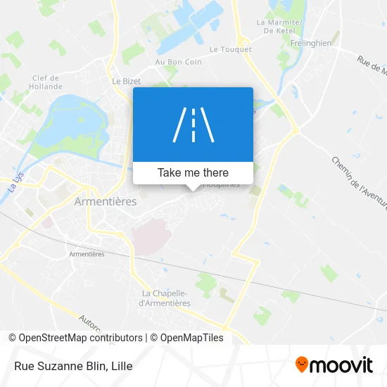 Rue Suzanne Blin map