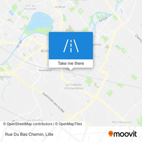 Rue Du Bas Chemin map