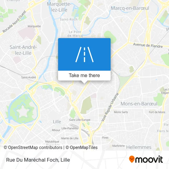 Rue Du Maréchal Foch map