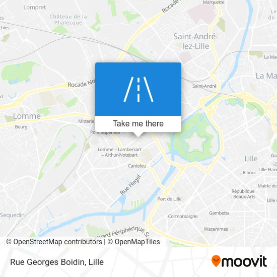 Rue Georges Boidin map