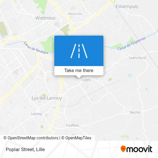 Rue Des Peupliers map