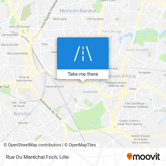 Rue Du Maréchal Foch map