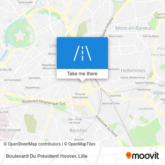 Boulevard Du Président Hoover map