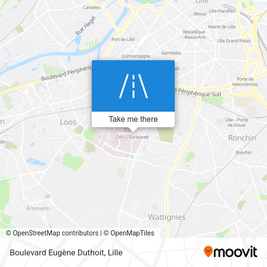 Boulevard Eugène Duthoit map