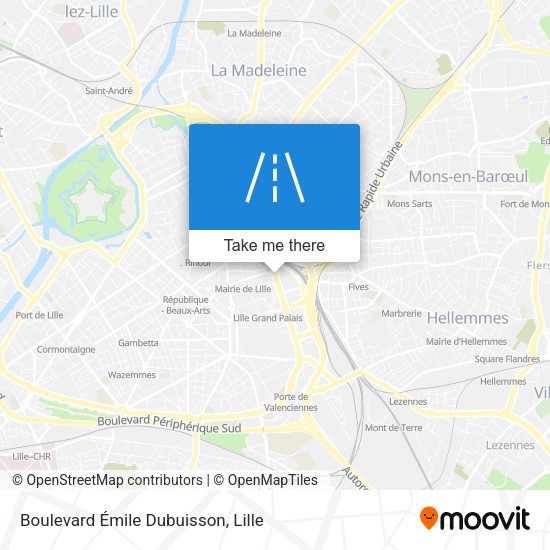 Boulevard Émile Dubuisson map