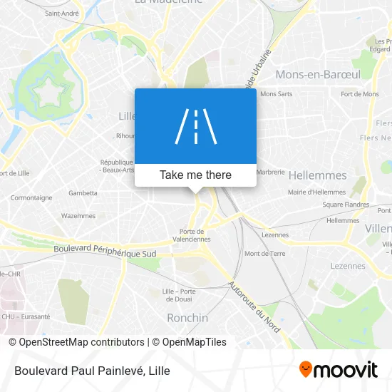 Boulevard Paul Painlevé map